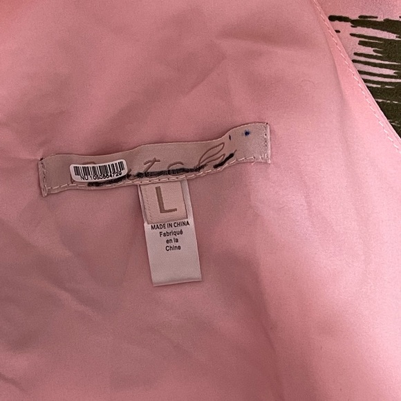 NWOT Anthropologie X Hutch Leah Sleeveless Wrap Maxi Pink Green Tropical - Picture 7 of 7